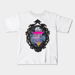 Evil Queen of the Sea - Tentacle pattern Kids T-Shirt